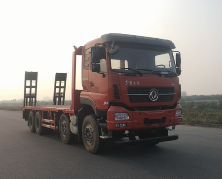 東風(fēng)天龍前四后八挖機平板車(chē)